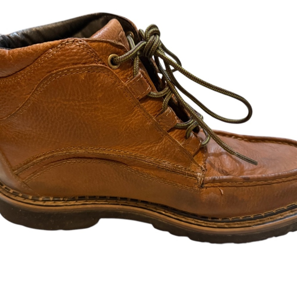 Justin Men’s Brown Pebble Grain Leather Moc Lace Up Ankle
style 988 size 12 M - Picture 8 of 16